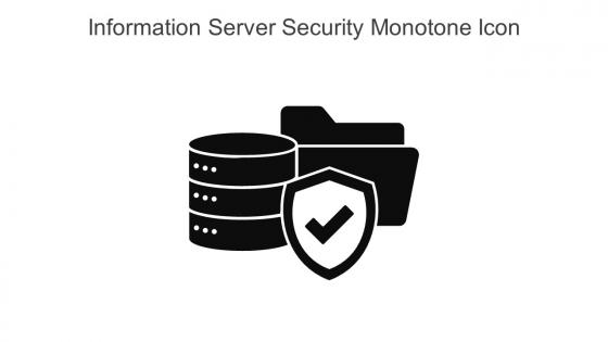 Information Server Security Monotone Icon In Powerpoint Pptx Png And Editable Eps Format