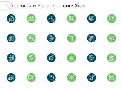 Infrastructure planning icons slide