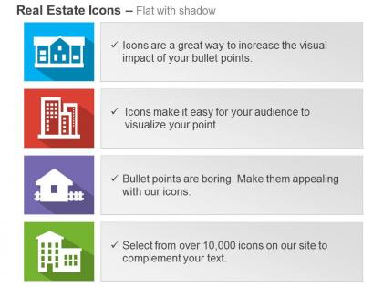 Institution building house fenced office ppt icons graphic