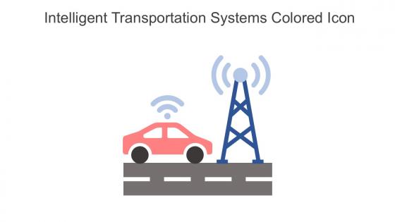 Intelligent Transportation Systems Colored Icon In Powerpoint Pptx Png And Editable Eps Format