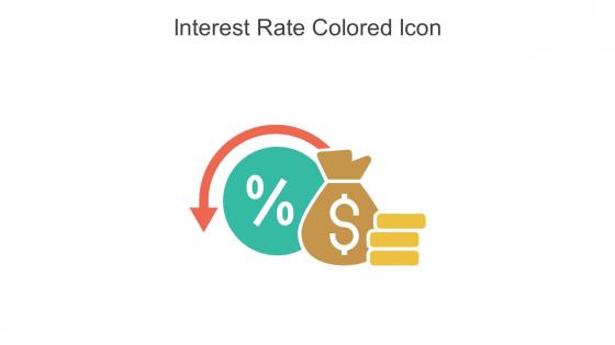 Interest Rate Colored Icon In Powerpoint Pptx Png And Editable Eps Format