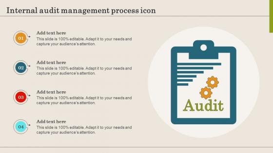Internal Audit Management Process Icon