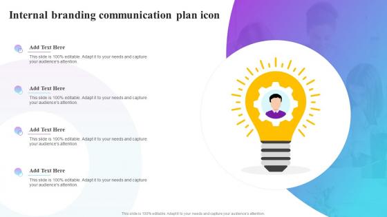 Internal Branding Communication Plan Icon