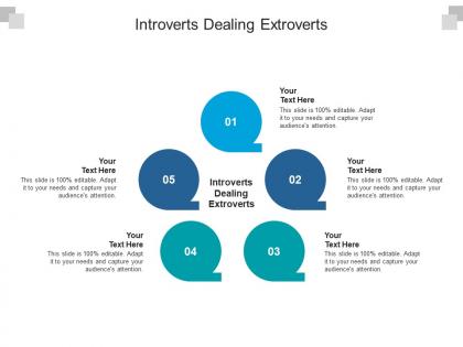 Introverts dealing extroverts ppt powerpoint presentation icon templates cpb