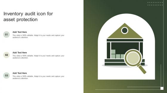 Inventory Audit Icon For Asset Protection