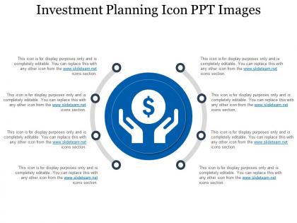 Investment planning icon ppt images