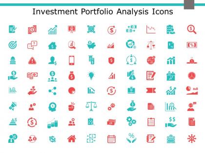 Investment portfolio analysis icons currency ppt powerpoint presentation model