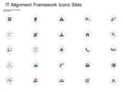 It alignment framework icons slide finance growth ppt powerpoint presentation show inspiration