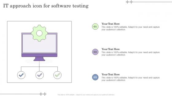 IT Approach Icon For Software Testing