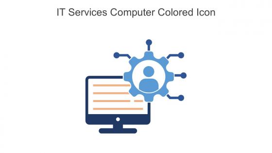 It Services Computer Colored Icon In Powerpoint Pptx Png And Editable Eps Format