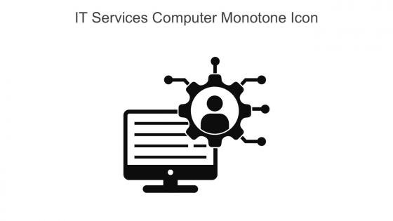 It Services Computer Monotone Icon In Powerpoint Pptx Png And Editable Eps Format