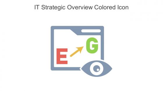 IT Strategic Overview Colored Icon In Powerpoint Pptx Png And Editable Eps Format
