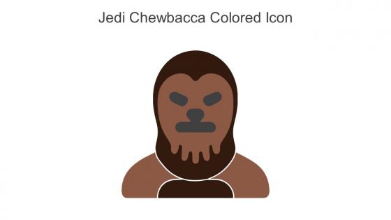 Jedi Chewbacca Colored Icon In Powerpoint Pptx Png And Editable Eps Format
