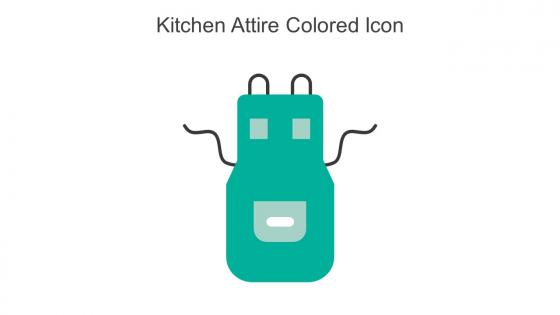Kitchen Attire Colored Icon In Powerpoint Pptx Png And Editable Eps Format