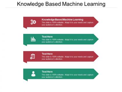 Knowledge based machine learning ppt powerpoint presentation icon topics cpb
