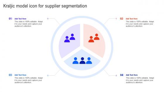 Kraljic Model Icon For Supplier Segmentation