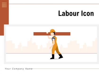 Labour icon construction equipment material wheelbarrow pickaxe