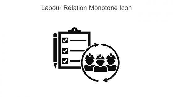 Labour Relation Monotone Icon In Powerpoint Pptx Png And Editable Eps Format