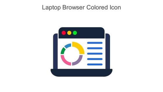 Laptop Browser Colored Icon In Powerpoint Pptx Png And Editable Eps Format