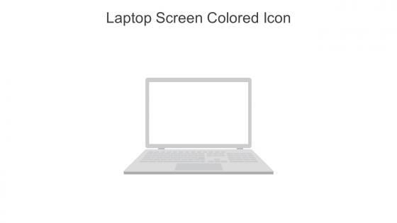 Laptop Screen Colored Icon In Powerpoint Pptx Png And Editable Eps Format