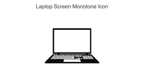 Laptop Screen Monotone Icon In Powerpoint Pptx Png And Editable Eps Format
