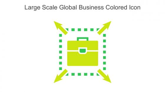 Large Scale Global Business Colored Icon In Powerpoint Pptx Png And Editable Eps Format