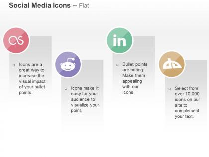 Last fm reddit linkedin deviantart ppt icons graphics