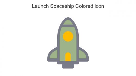 Launch Spaceship Colored Icon In Powerpoint Pptx Png And Editable Eps Format