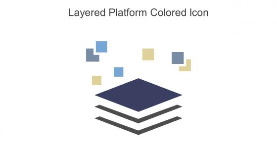 Layered Platform Colored Icon In Powerpoint Pptx Png And Editable Eps Format