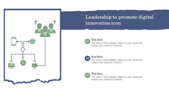Leadership To Promote Digital Innovation Icon