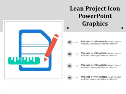 Lean project icon powerpoint graphics