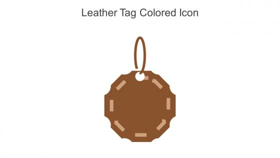 Leather Tag Colored Icon In Powerpoint Pptx Png And Editable Eps Format
