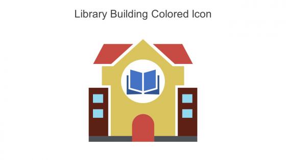 Library Building Colored Icon In Powerpoint Pptx Png And Editable Eps Format