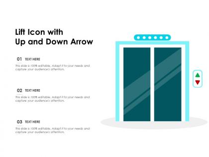 Lift icon with up and down arrow