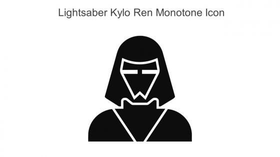 Lightsaber Kylo Ren Monotone Icon In Powerpoint Pptx Png And Editable Eps Format