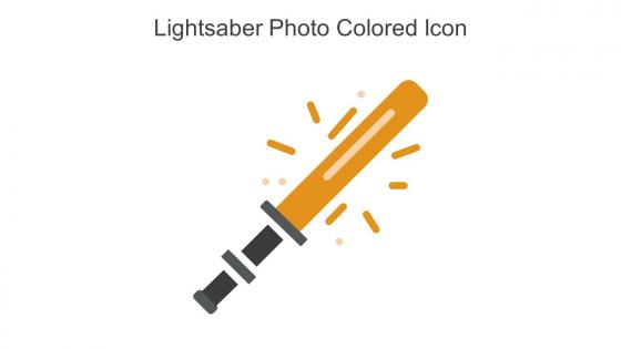 Lightsaber Photo Colored Icon In Powerpoint Pptx Png And Editable Eps Format