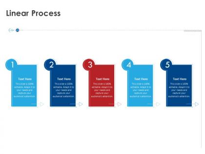 Linear process r425 ppt powerpoint gallery icons