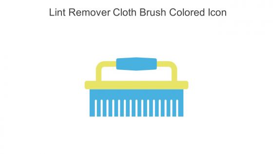 Lint Remover Cloth Brush Colored Icon In Powerpoint Pptx Png And Editable Eps Format