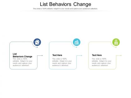 List behaviors change ppt powerpoint presentation file icons cpb