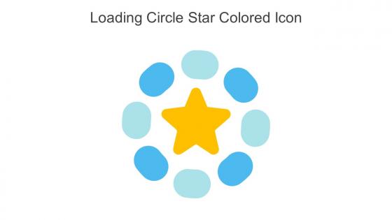 Loading Circle Star Colored Icon In Powerpoint Pptx Png And Editable Eps Format