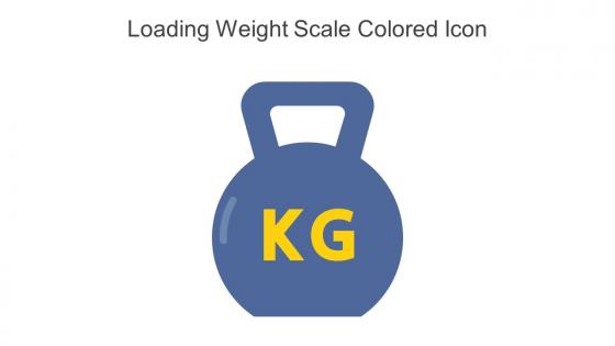 Loading Weight Scale Colored Icon In Powerpoint Pptx Png And Editable Eps Format