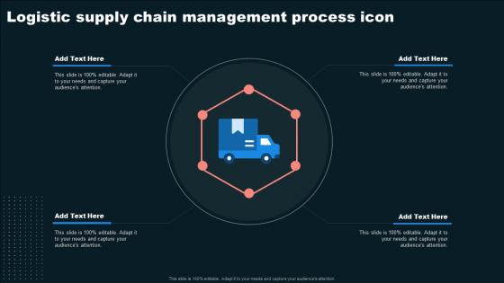 Logistic Supply Chain Management Process Icon