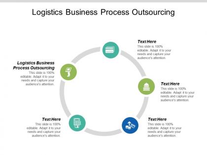 Logistics business process outsourcing ppt powerpoint presentation icon background cpb