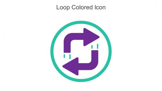 Loop Colored Icon In Powerpoint Pptx Png And Editable Eps Format
