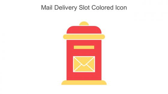 Mail Delivery Slot Colored Icon In Powerpoint Pptx Png And Editable Eps Format