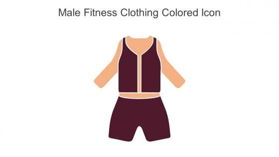 Male Fitness Clothing Colored Icon In Powerpoint Pptx Png And Editable Eps Format