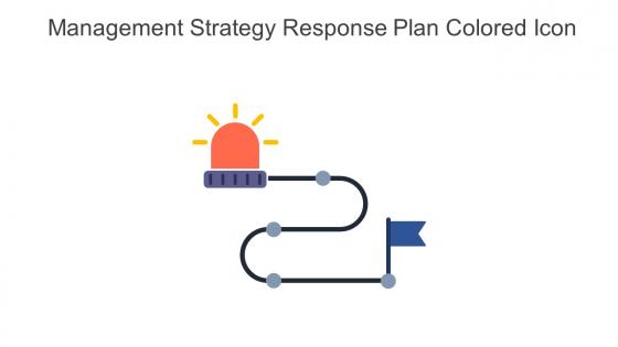 Management Strategy Response Plan Colored Icon In Powerpoint Pptx Png And Editable Eps Format
