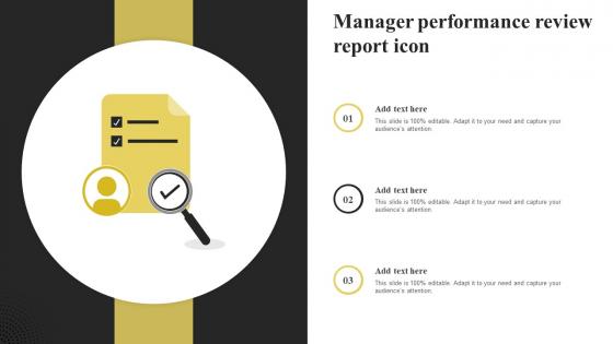 Manager Performance Review Report Icon