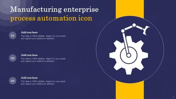 Manufacturing Enterprise Process Automation Icon