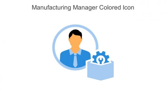 Manufacturing Manager Colored Icon In Powerpoint Pptx Png And Editable Eps Format